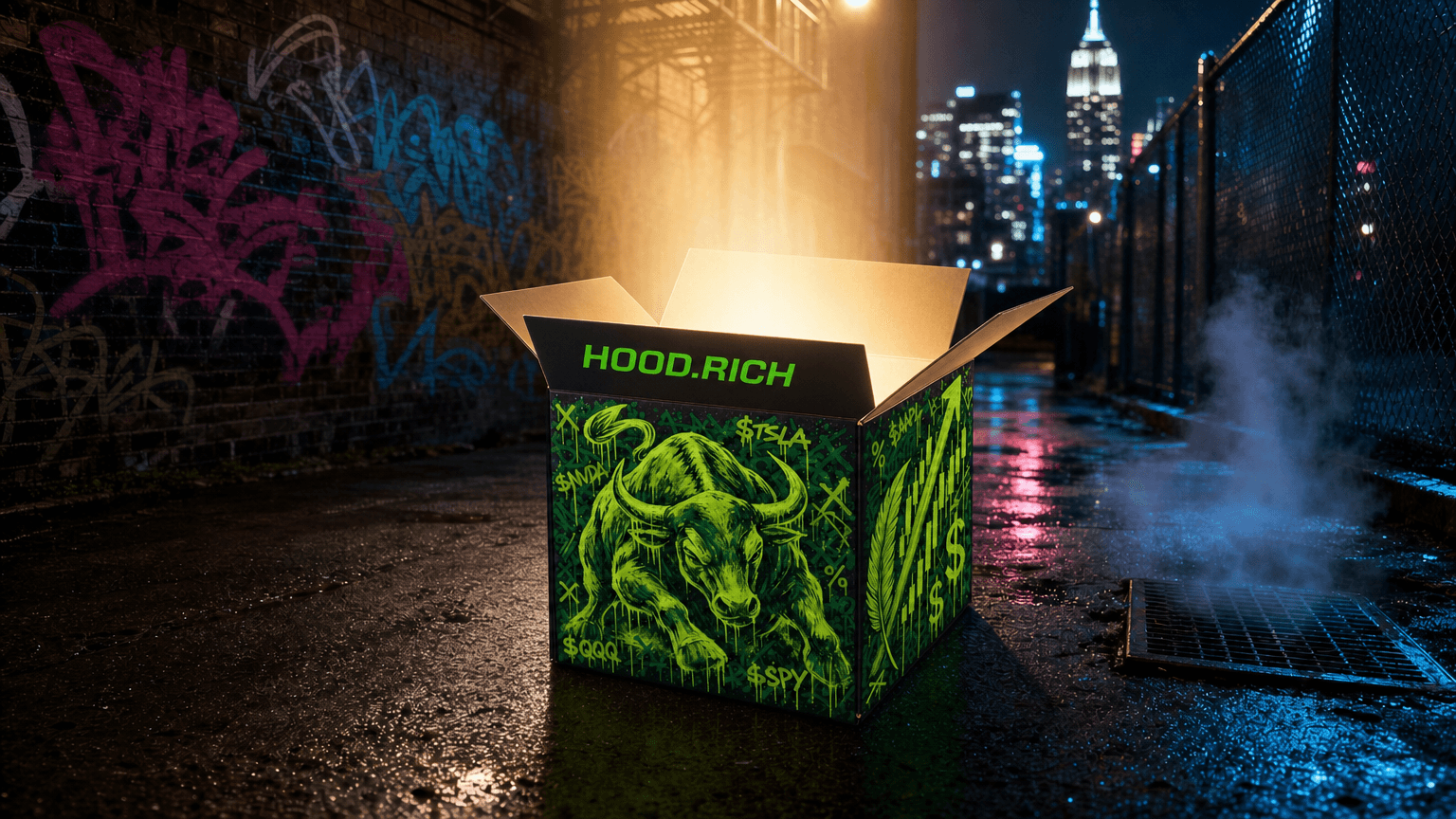 Open Hood.Rich Stock Box