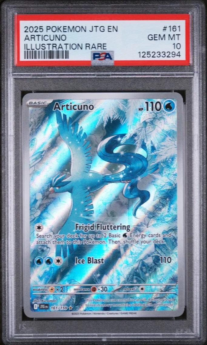 2025 #161 Articuno PSA 10 Jtg EN-Journey Together Pokemon
