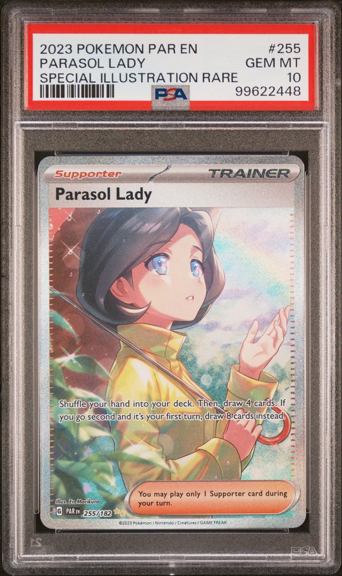 2023 #255 Parasol Lady PSA 10 Par EN-Paradox Rift Pokemon