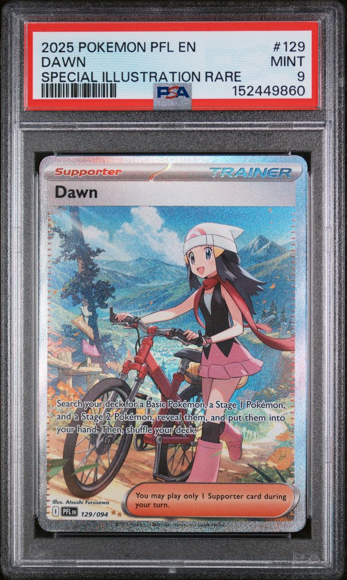 2025 #129 Dawn PSA 9 Pfl EN-Phantasmal Flames