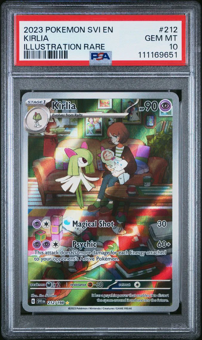 2023 #212 Kirlia PSA 10 Svi EN-Scarlet & Violet Pokemon