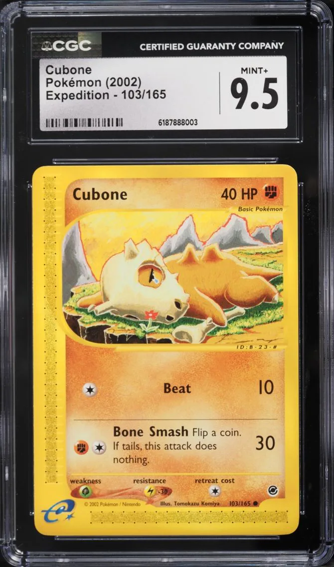 2002 Pokemon Expedition Cubone #103 CGC 9.5 MINT+