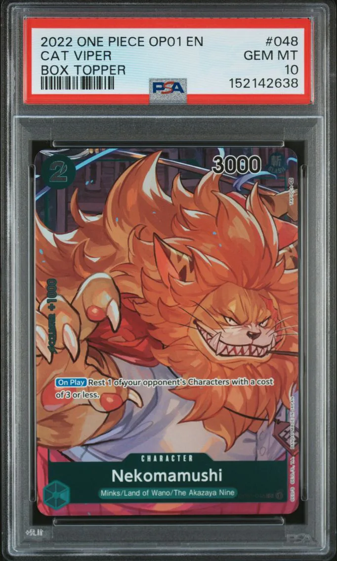 2022 #048 Cat Viper PSA 10 One Piece OP01-Romance Dawn