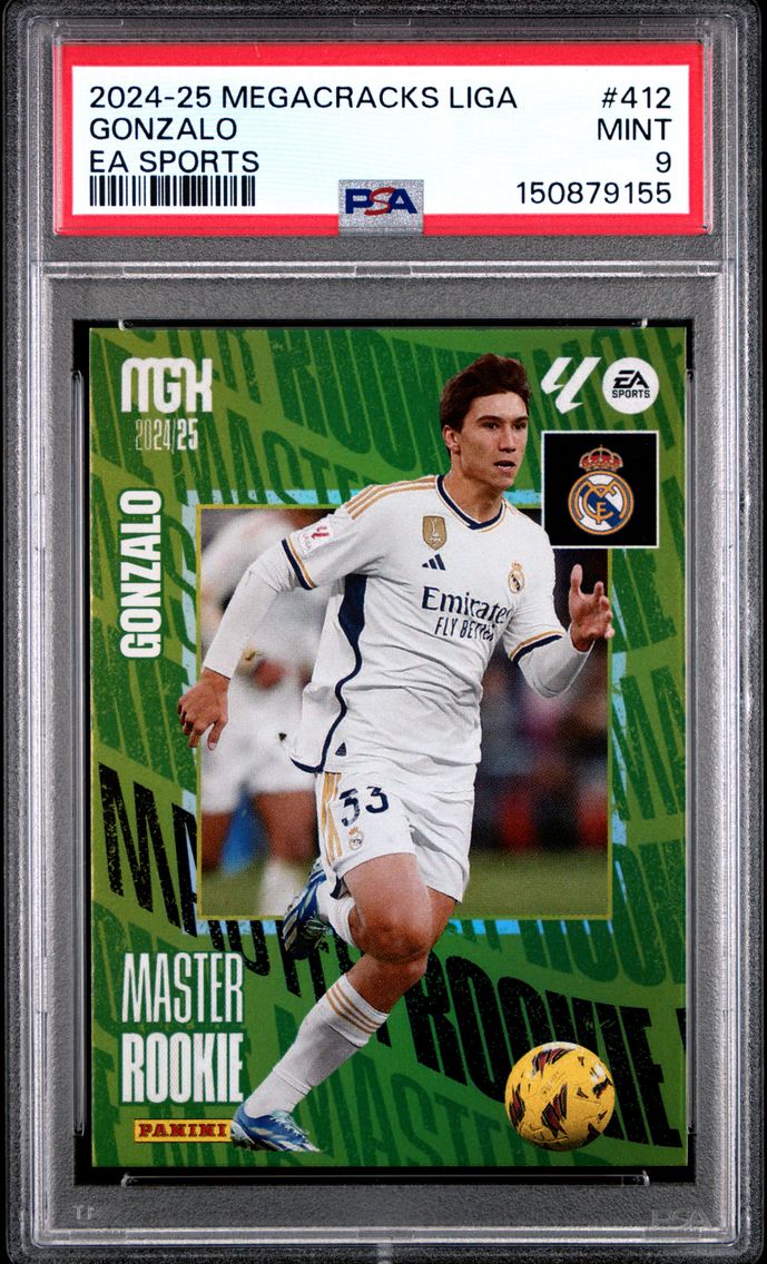 2024 #412 Gonzalo PSA 9 Panini Megacracks Mgk Laliga EA Sports