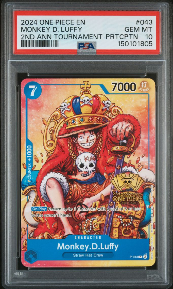 2024 #043 Monkey D. Luffy PSA 10 One Piece Promos