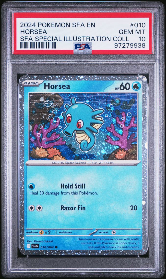 2024 #010 Horsea PSA 10 Sfa EN-Shrouded Fable
