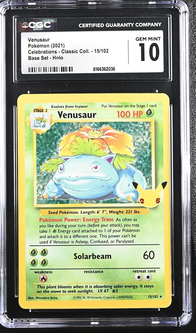 2021 #15 Venusaur CGC 10 Celebrations - Classic Collection - English
