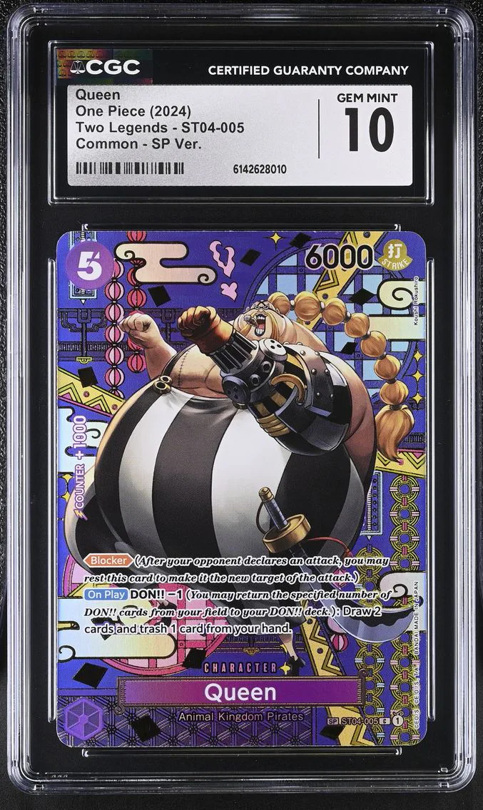 2024 #ST04-005 Queen CGC 10 Two Legends (OP08) - English
