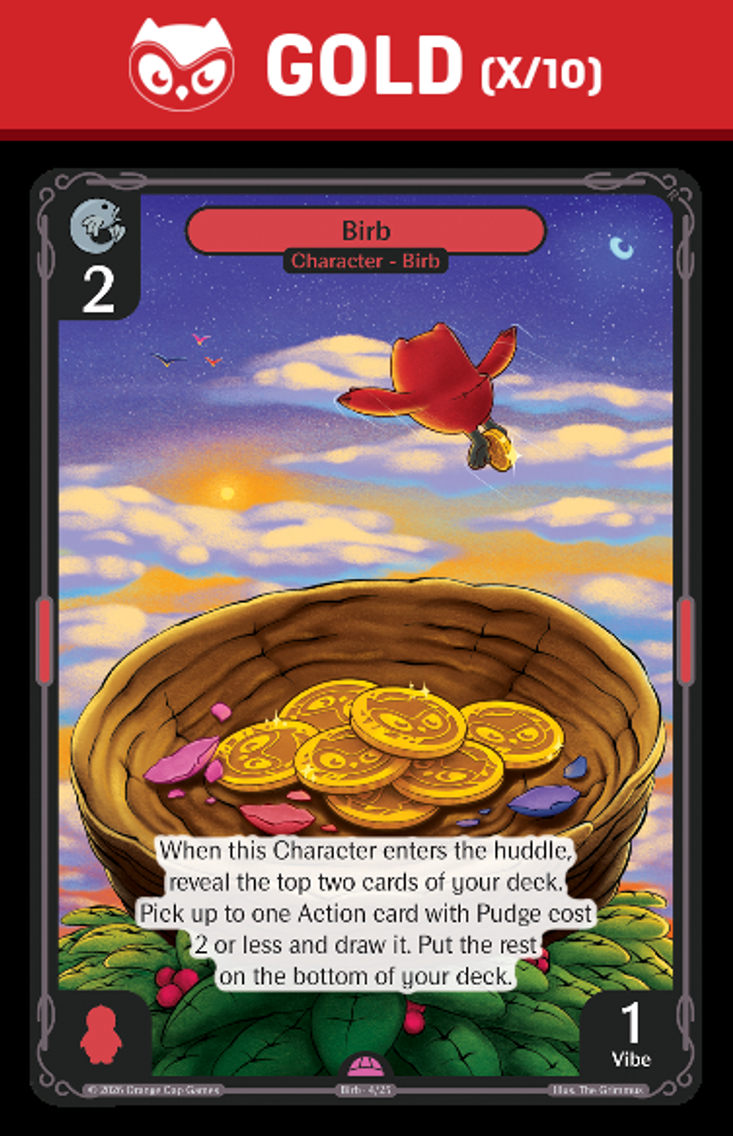2026 Birb Vibes TCG Promo #4 - Gold