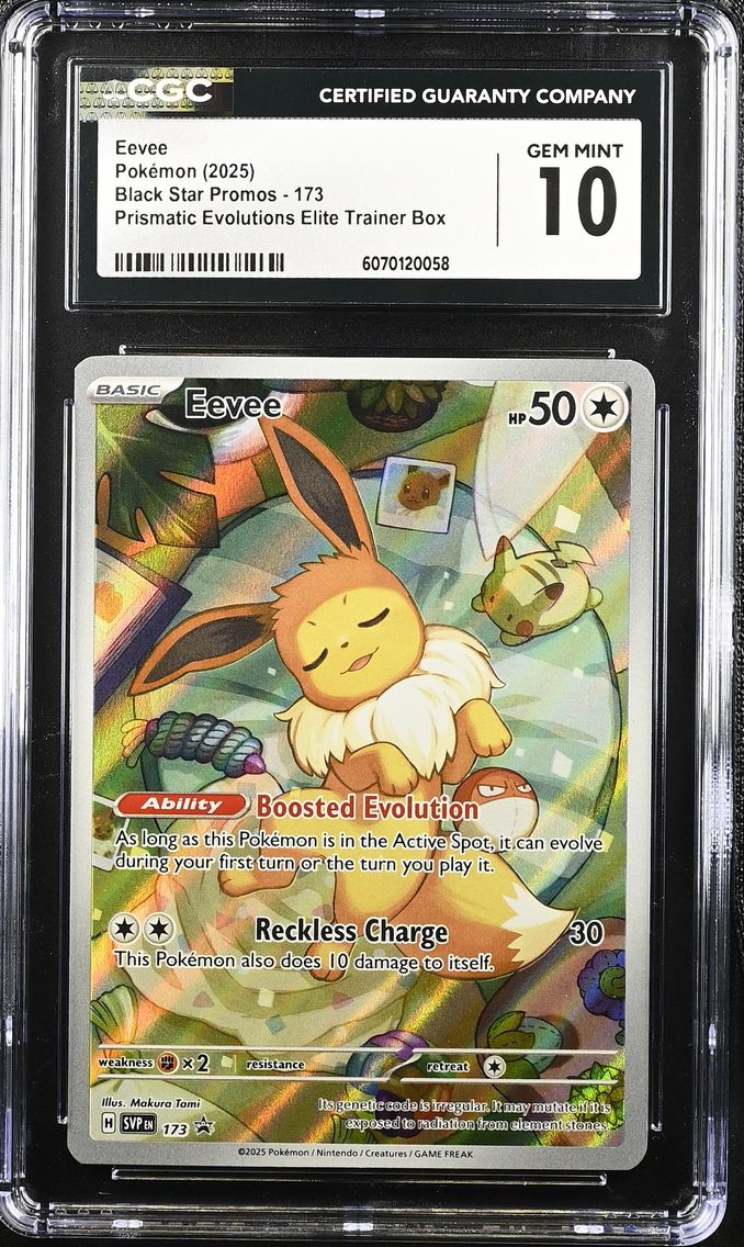 2025 #173 Eevee CGC 10 Black Star Promos - Scarlet & Violet SVP EN - English