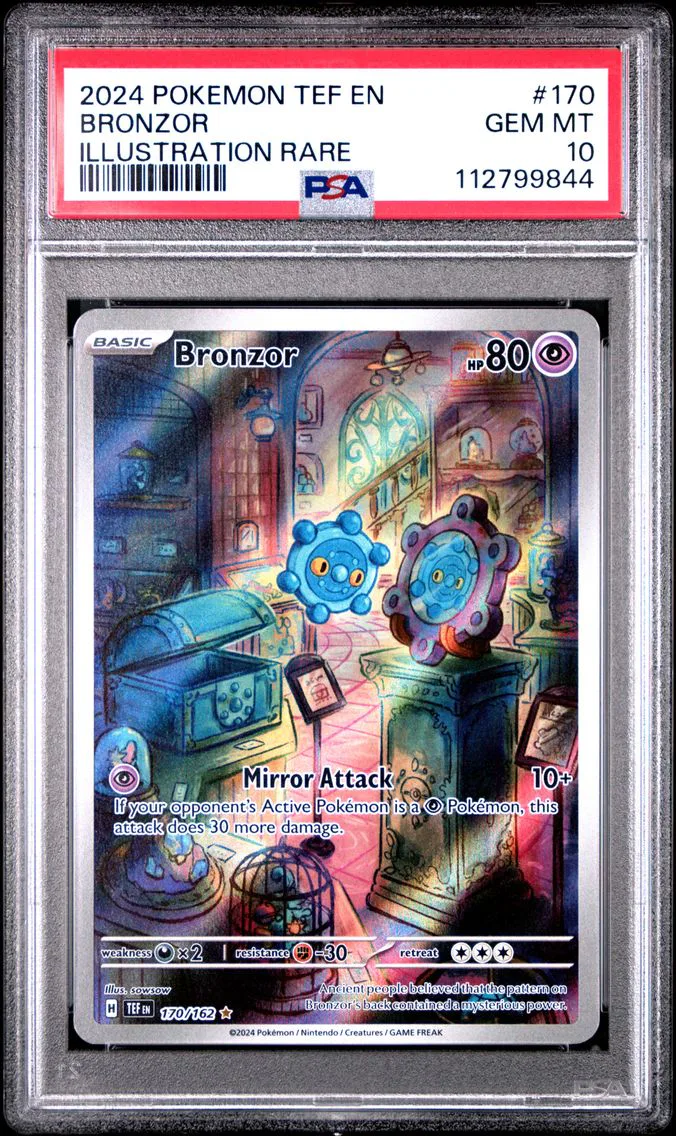 2024 #170 Bronzor PSA 10 Tef EN-Temporal Forces Pokemon