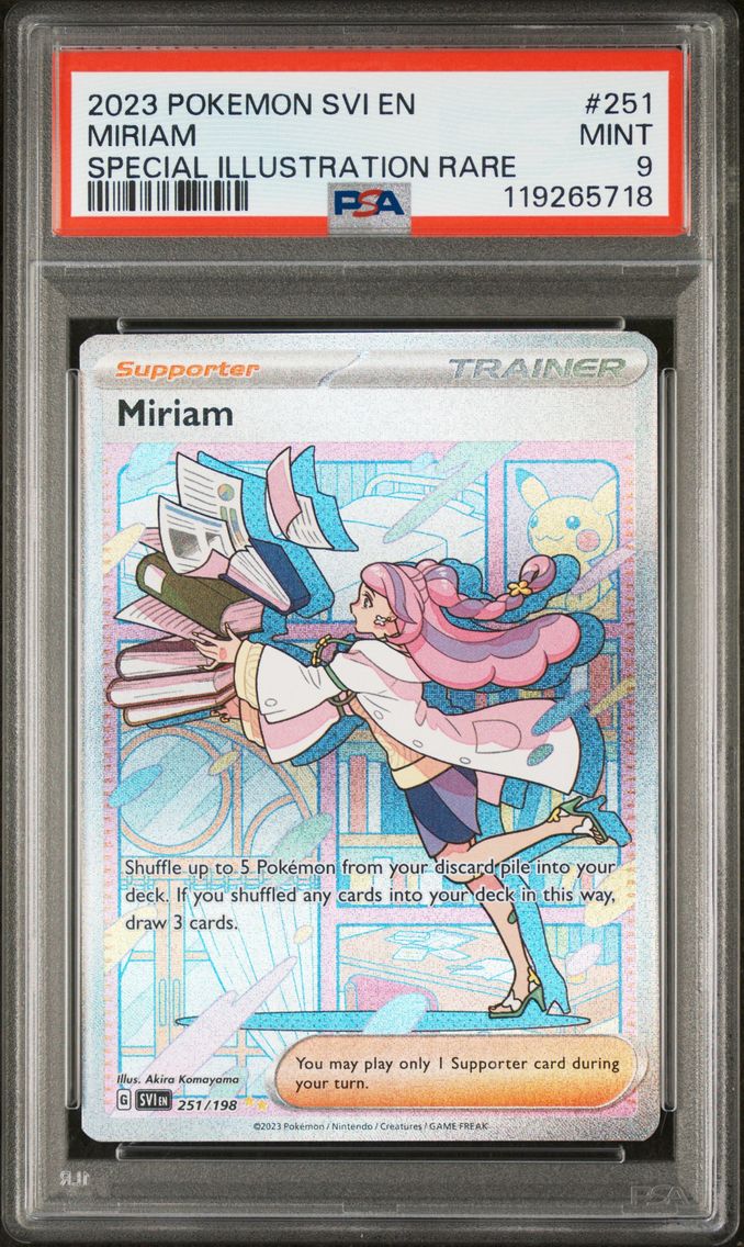 2023 #251 Miriam PSA 9 Svi EN-Scarlet & Violet Pokemon