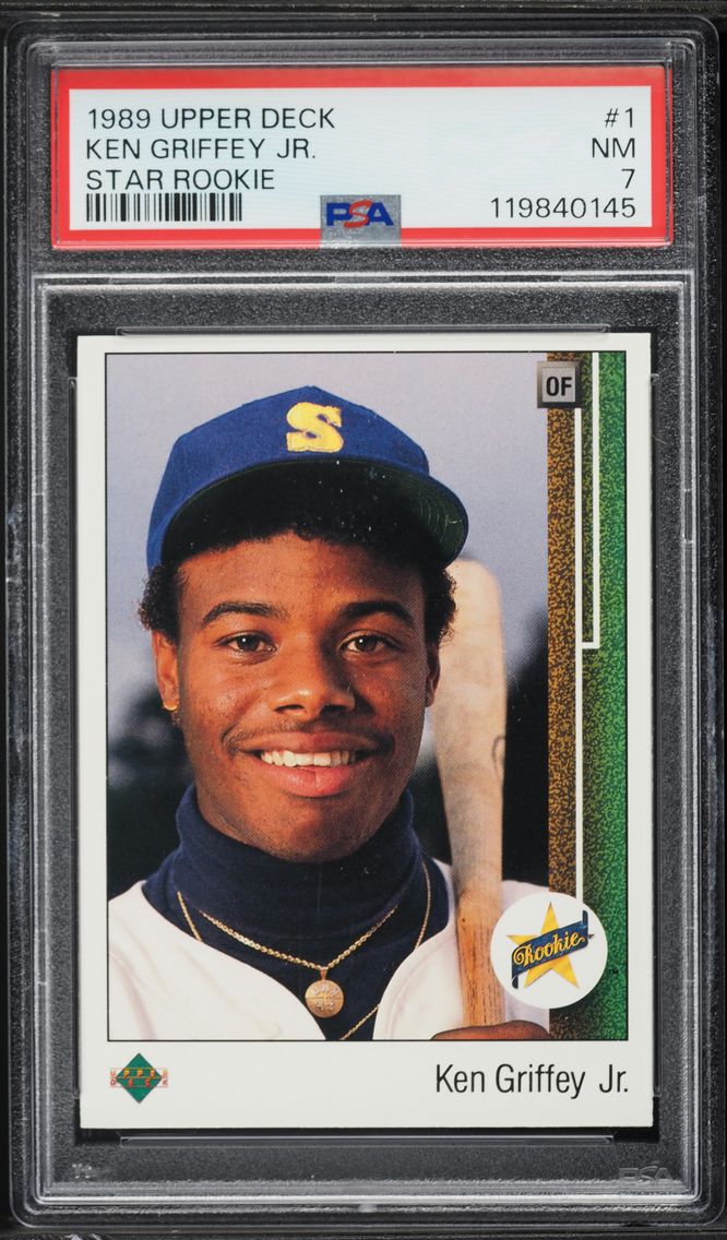 1989 #1 Ken Griffey Jr PSA 7 Upper Deck Baseball
