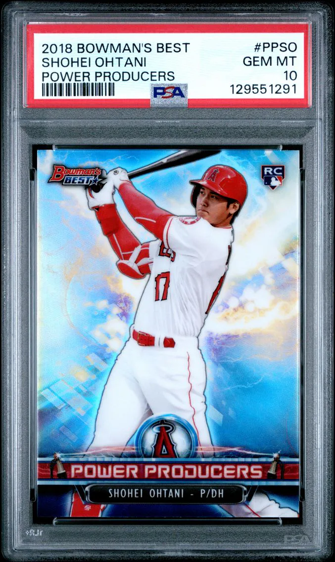 2018 #PPSO Shohei Ohtani PSA 10 Bowman's Best Power Producers