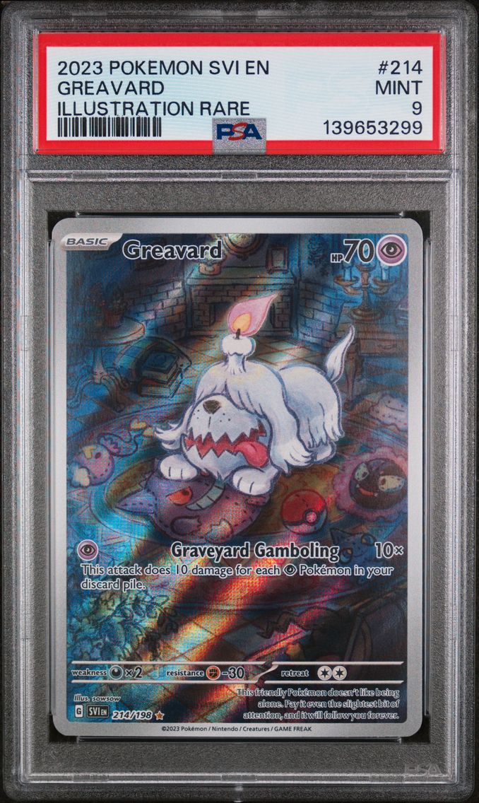 2023 #214 Greavard PSA 9 Svi EN-Scarlet & Violet