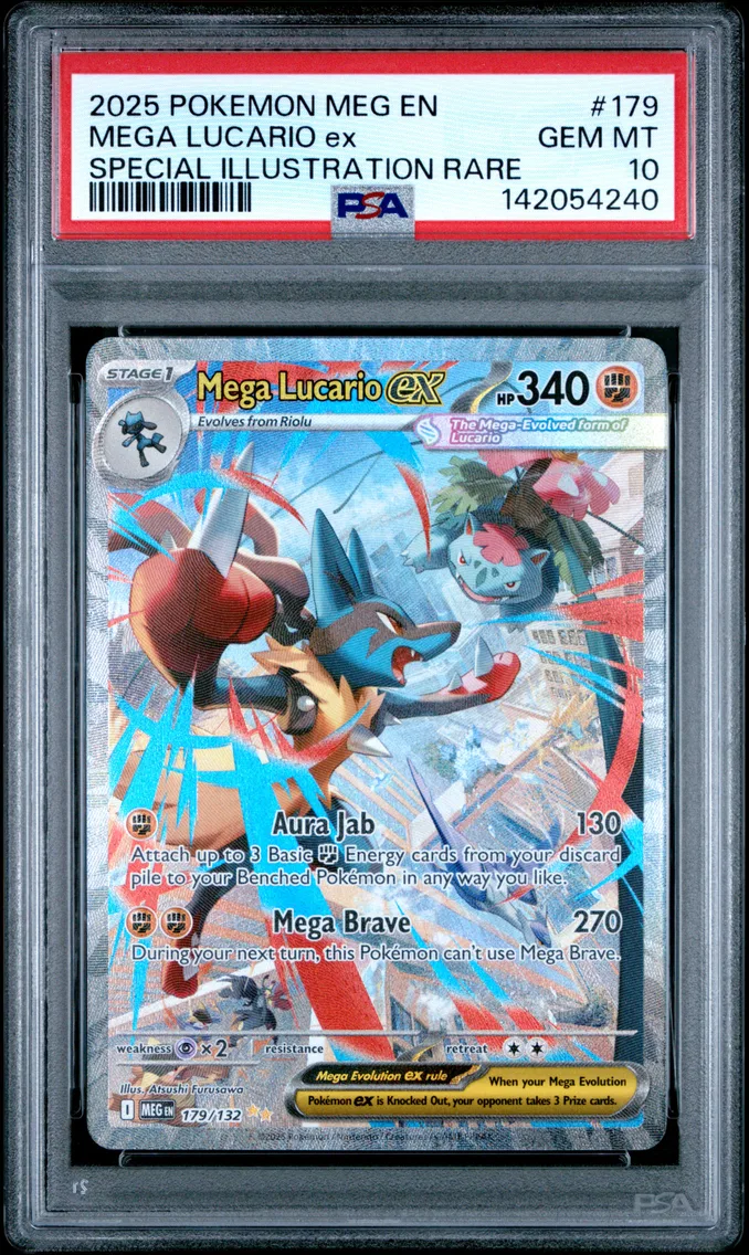 2025 #179 Mega Lucario EX PSA 10