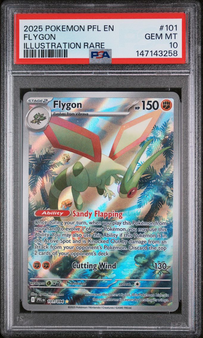 2025 #101 Flygon PSA 10 Pfl EN-Phantasmal Flames