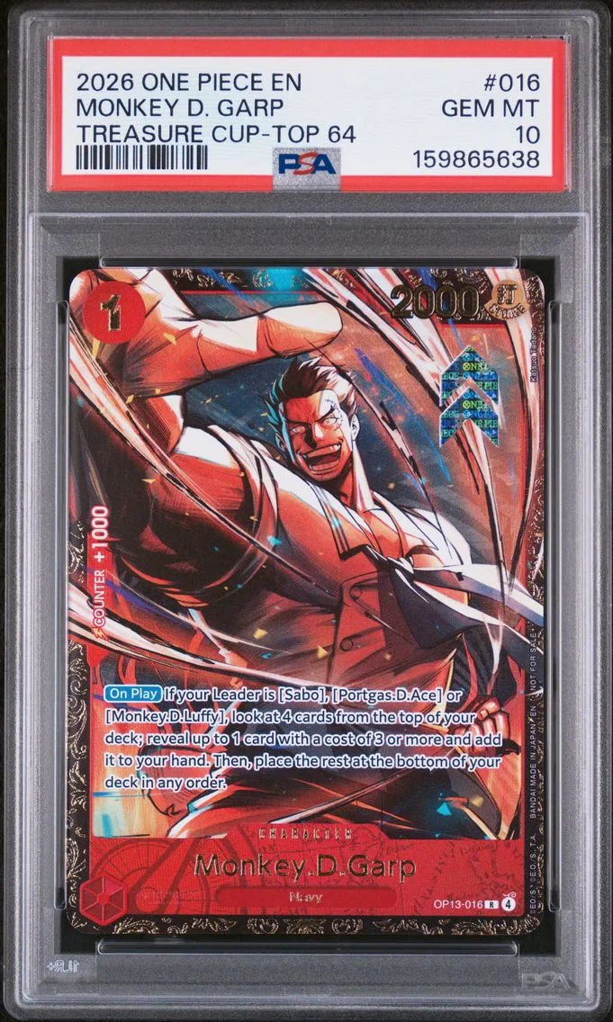 2026 #016 Monkey D. Garp PSA 10 One Piece Promos