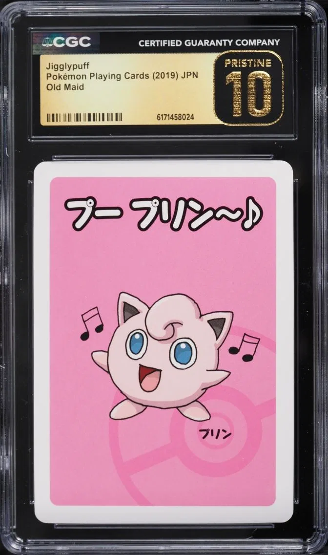 2019 Pokemon Japanese Playing Cards Old Maid Jigglypuff CGC 10 PRISTINE