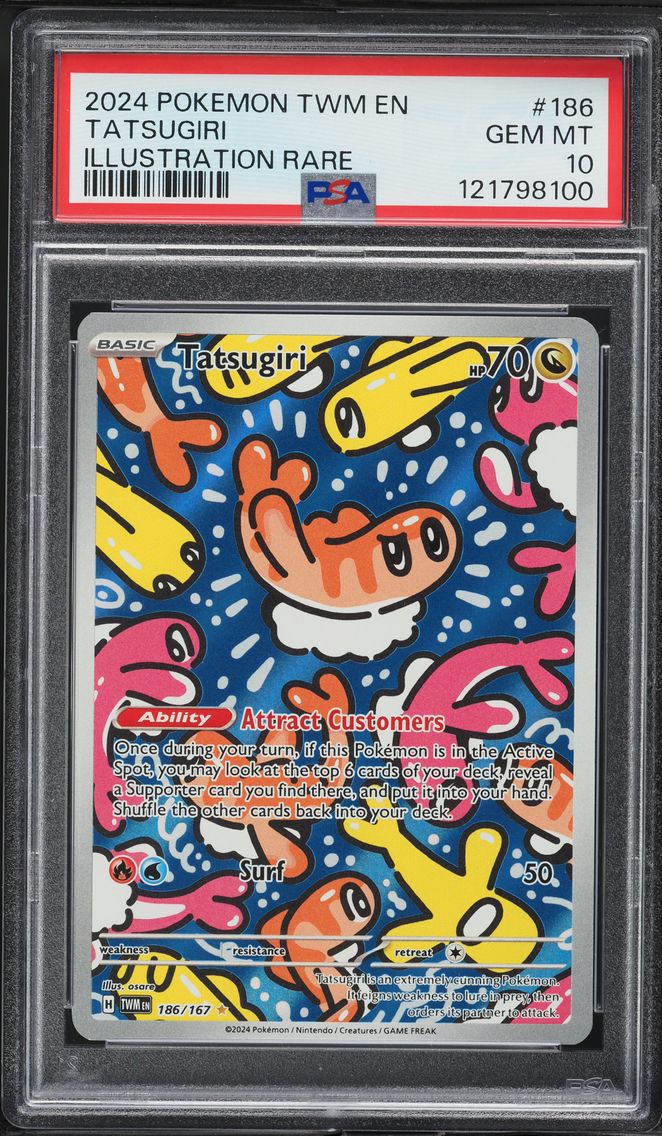 2024 #186 Tatsugiri PSA 10 Twm EN-Twilight Masquerade Pokemon