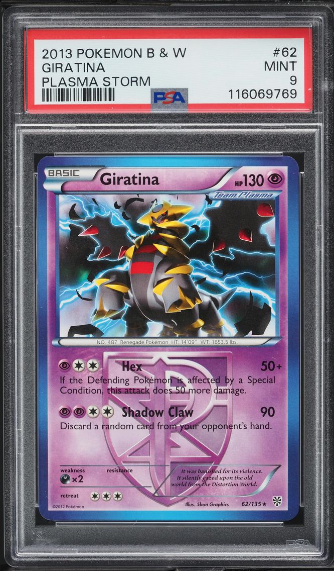 2013 #62 Giratina PSA 9 Black & White Plasma Storm Pokemon