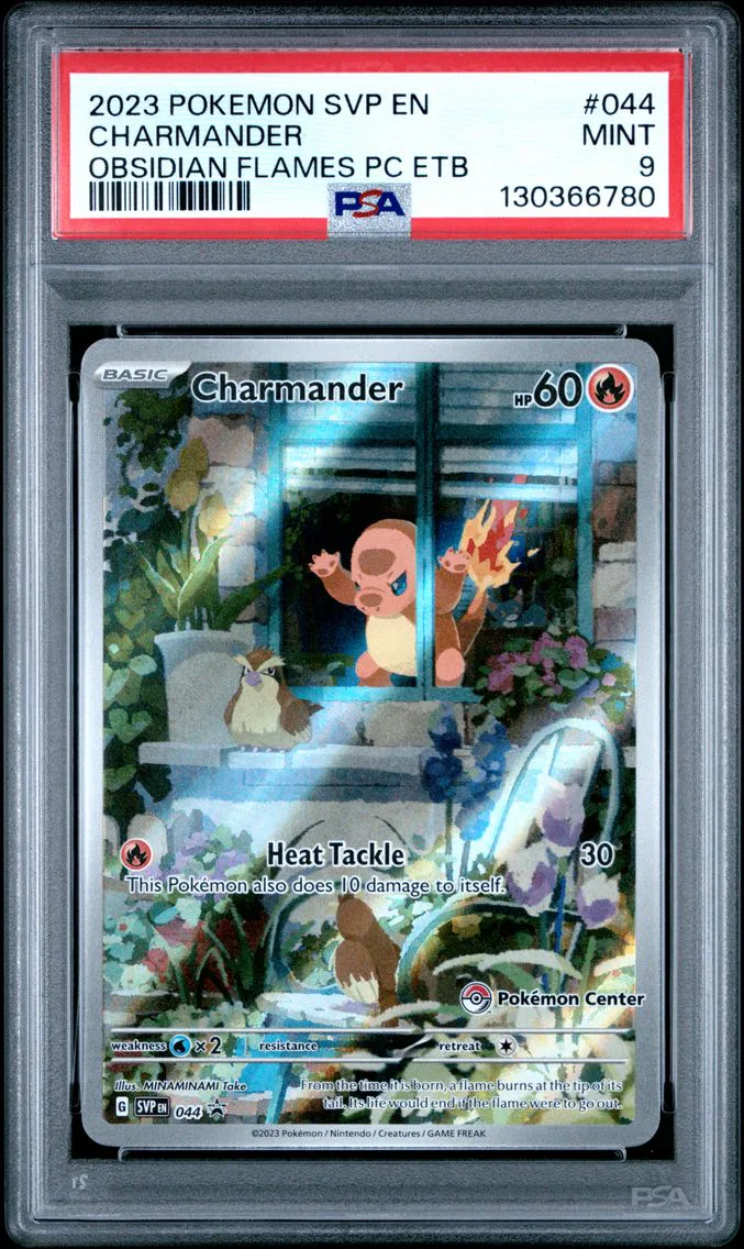 2023 #044 Charmander PSA 9 Svp EN-SV Black Star Promo Pokemon
