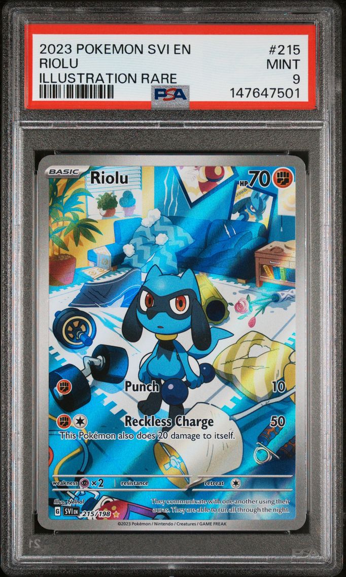 2023 #215 Riolu PSA 9 Svi EN-Scarlet & Violet Pokemon