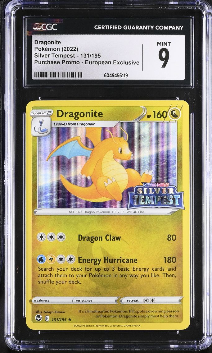 2022 #131 Dragonite CGC 9 Silver Tempest - English