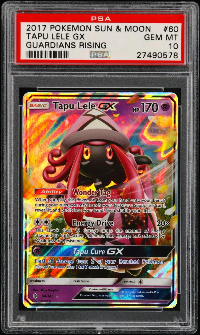 2017 #60 Tapu Lele GX PSA 10 Sun & Moon Guardians Rising