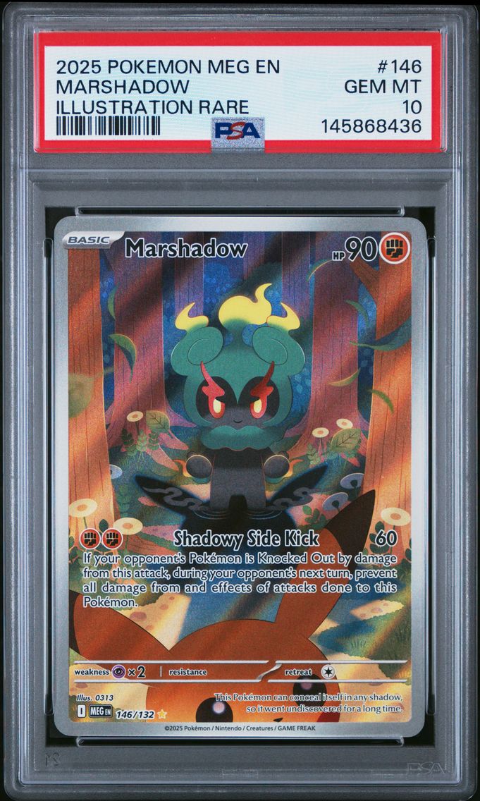 2025 #146 Marshadow PSA 10 Meg EN-Mega Evolution