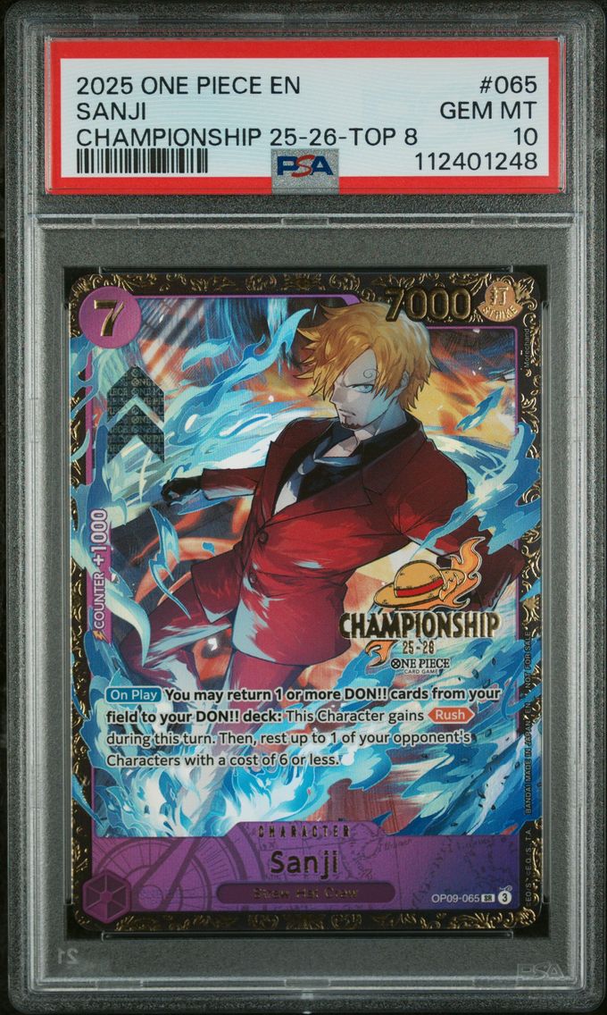 2025 #065 Sanji PSA 10 One Piece