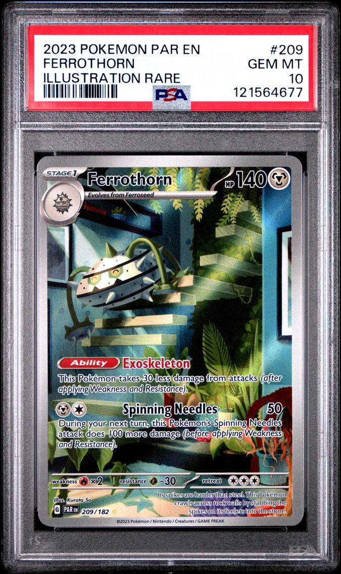 2023 #209 Ferrothorn PSA 10 Par EN-Paradox Rift