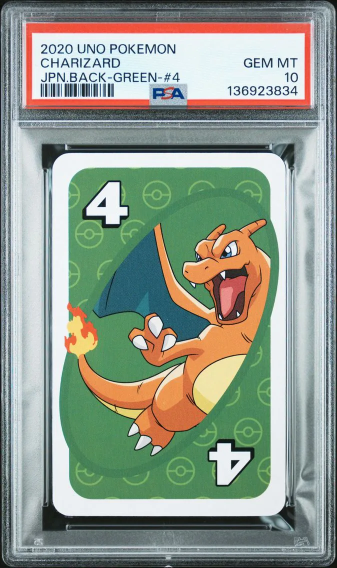 2020 #NA Charizard PSA 10 Uno Pokemon
