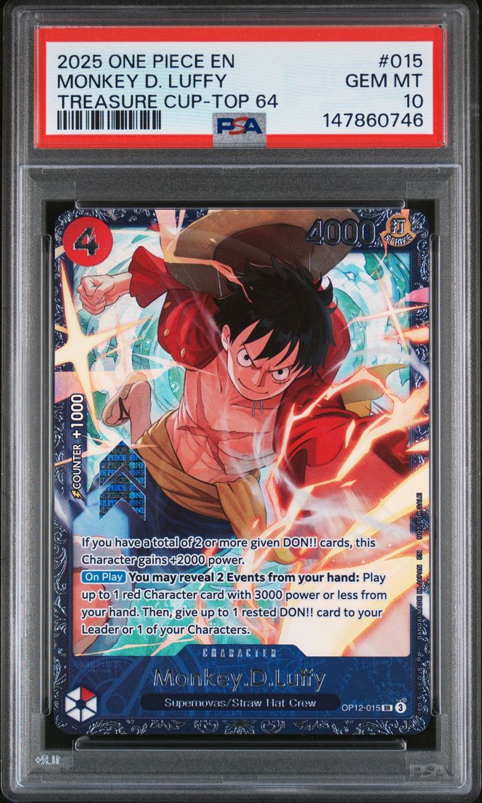 2025 #015 Monkey D. Luffy PSA 10 One Piece Promos
