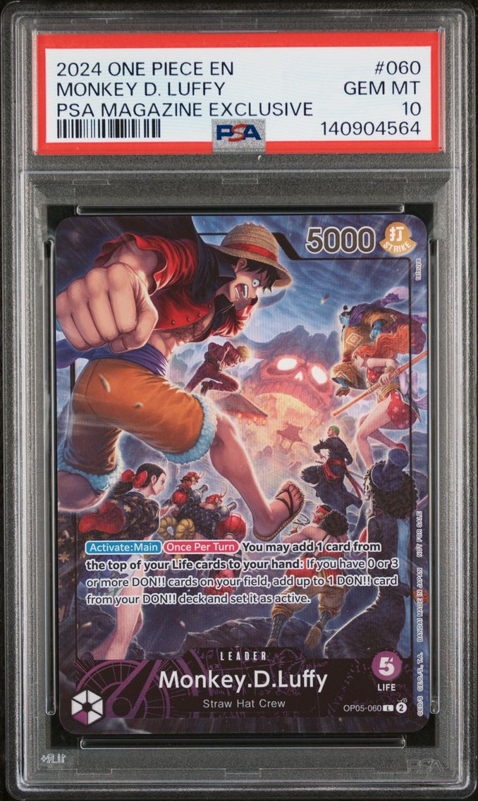 2024 #060 Monkey D. Luffy PSA 10 One Piece Promos