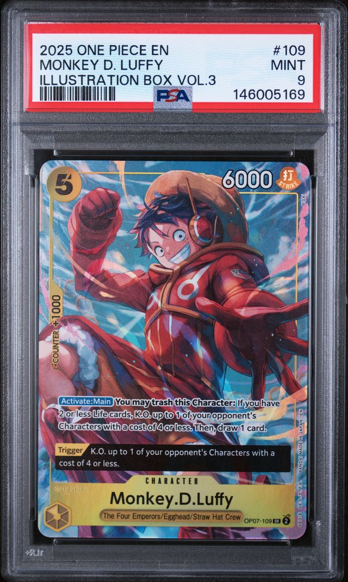 2025 #109 Monkey D. Luffy PSA 9 One Piece Promos