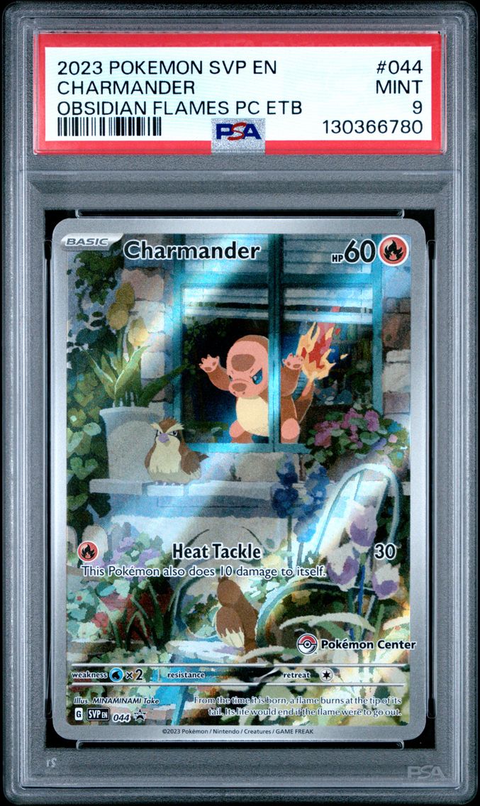 2023 #044 Charmander PSA 9 Svp EN-SV Black Star Promo Pokemon