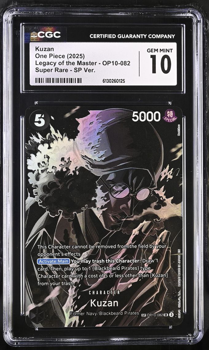 2025 #OP10-082 Kuzan CGC 10 Legacy of the Master (OP12) - English