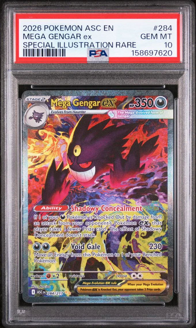 2026 #284 Mega Gengar EX PSA 10 Asc EN-Ascended Heroes