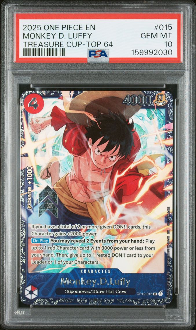 2025 #015 Monkey D. Luffy PSA 10 One Piece Promos