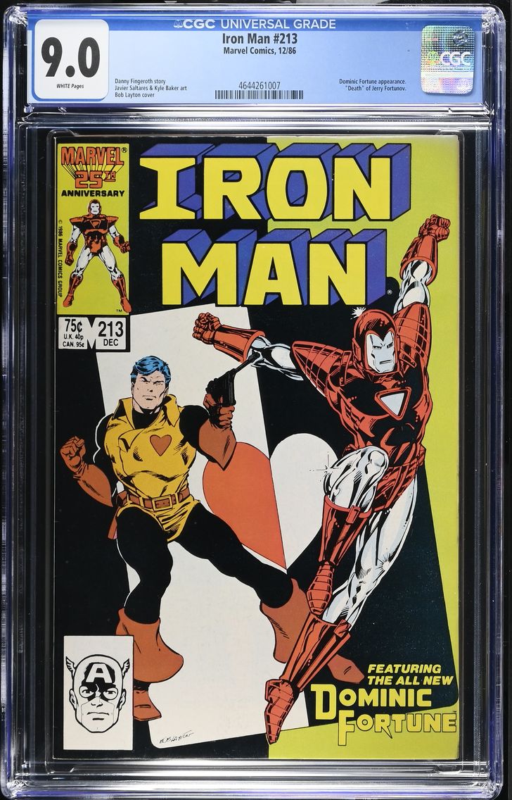 1986 #NA 1986 Iron Man #213 CGC 9 Marvel Comics CGC 9