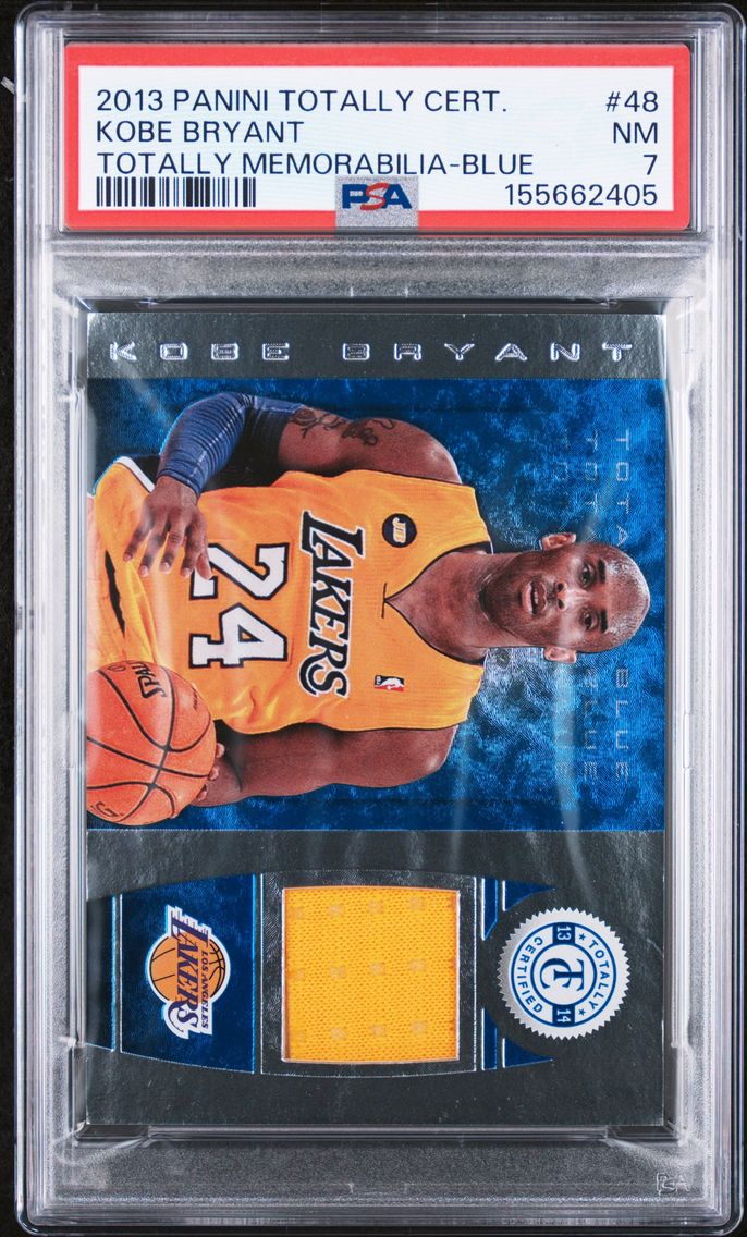 2013 #48 Kobe Bryant PSA 7 Panini Totally Certified Totally Memorabilia