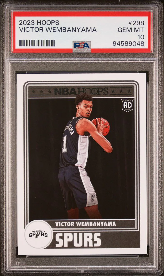 2023 #298 Victor Wembanyama PSA 10 Panini NBA Hoops
