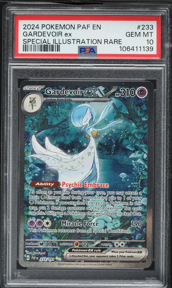 2024 #233 Gardevoir EX PSA 10 Paf EN-Paldean Fates Pokemon