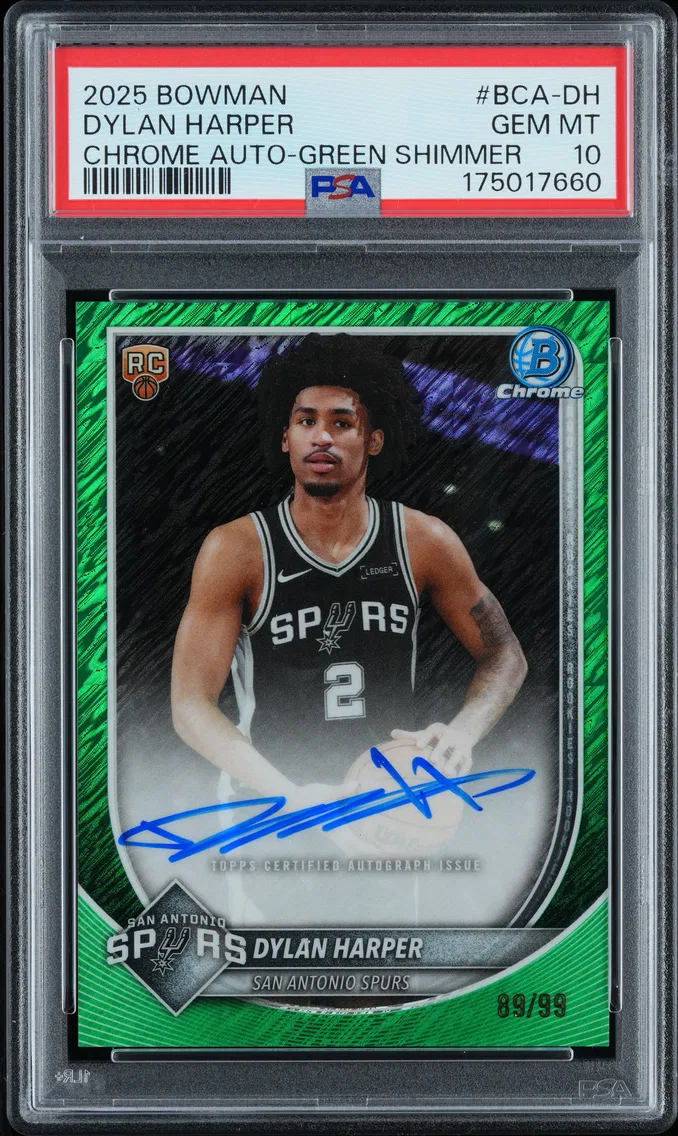 2025 #BCA-DH Dylan Harper PSA 10