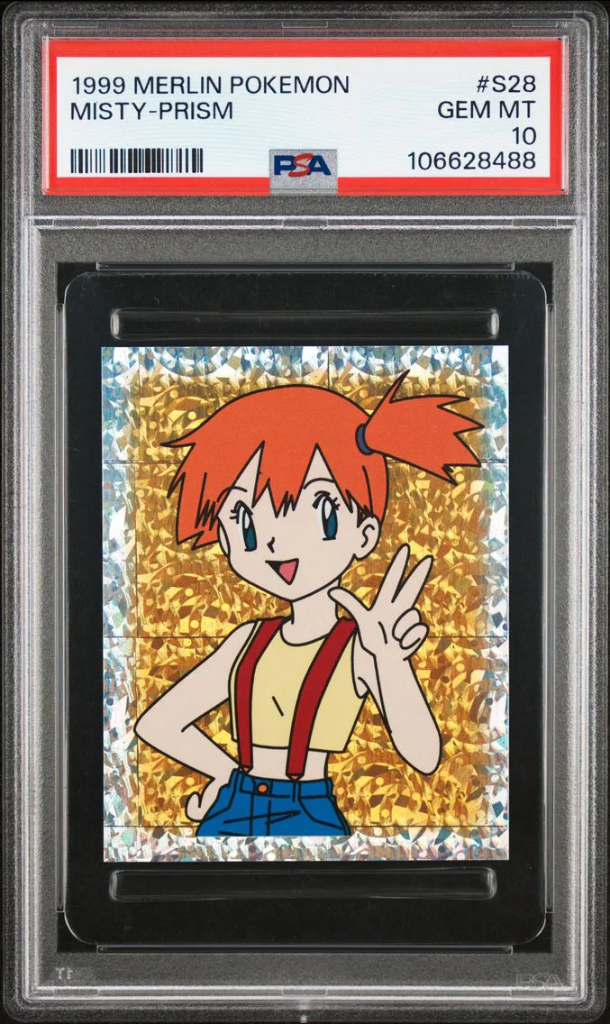 1999 #S28 Misty-Prism PSA 10 Merlin Pokemon Pokemon