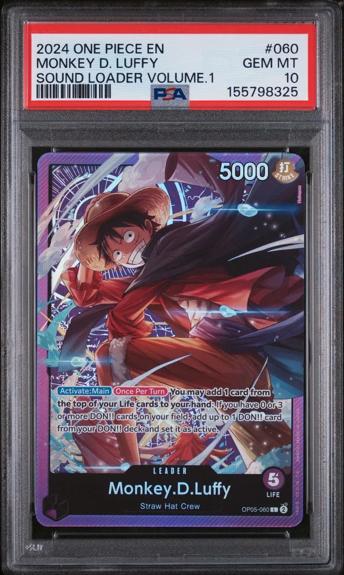 2024 #060 Monkey D. Luffy PSA 10 One Piece Promos
