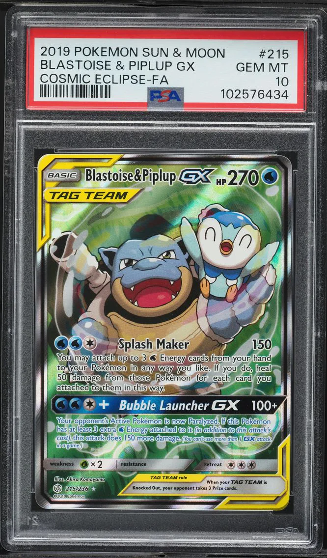 2019 #215 Full Art/Blastoise & P