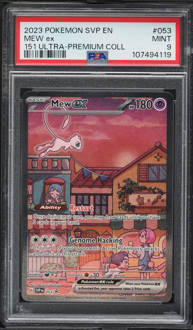 2023 #053 Mew EX PSA 9 Svp EN-SV Black Star Promo Pokemon