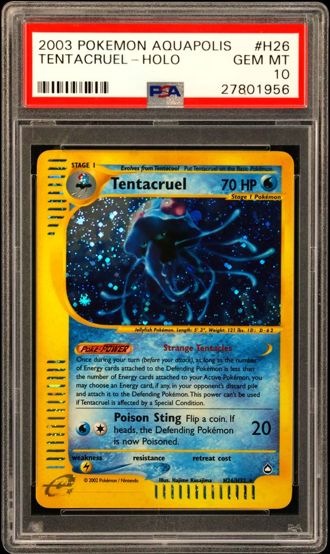 2003 #H26 Tentacruel-Holo PSA 10